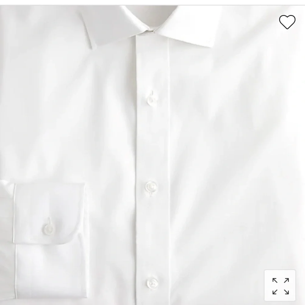 J crew Bowery wrinkle-free stretch cotton shirt with spread collar AV829 - Picture 2 of 3